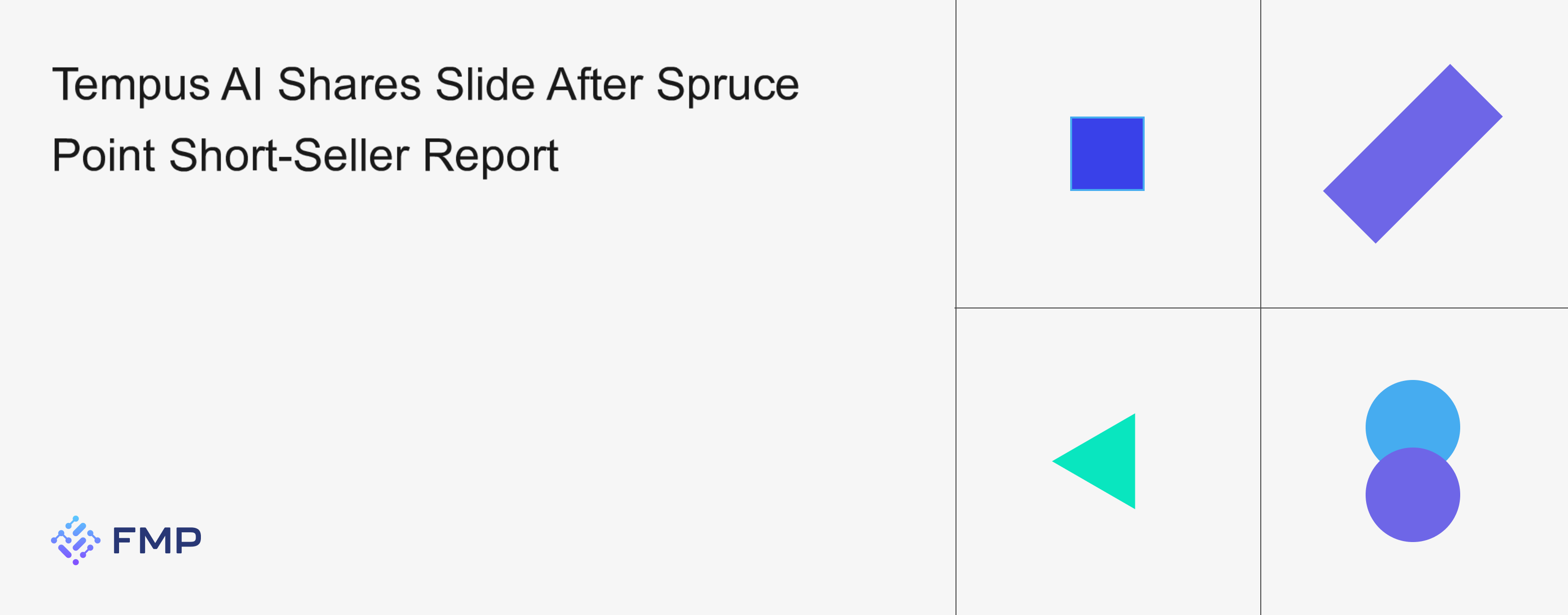 Tempus AI Shares Slide After Spruce Point Short-Seller Report