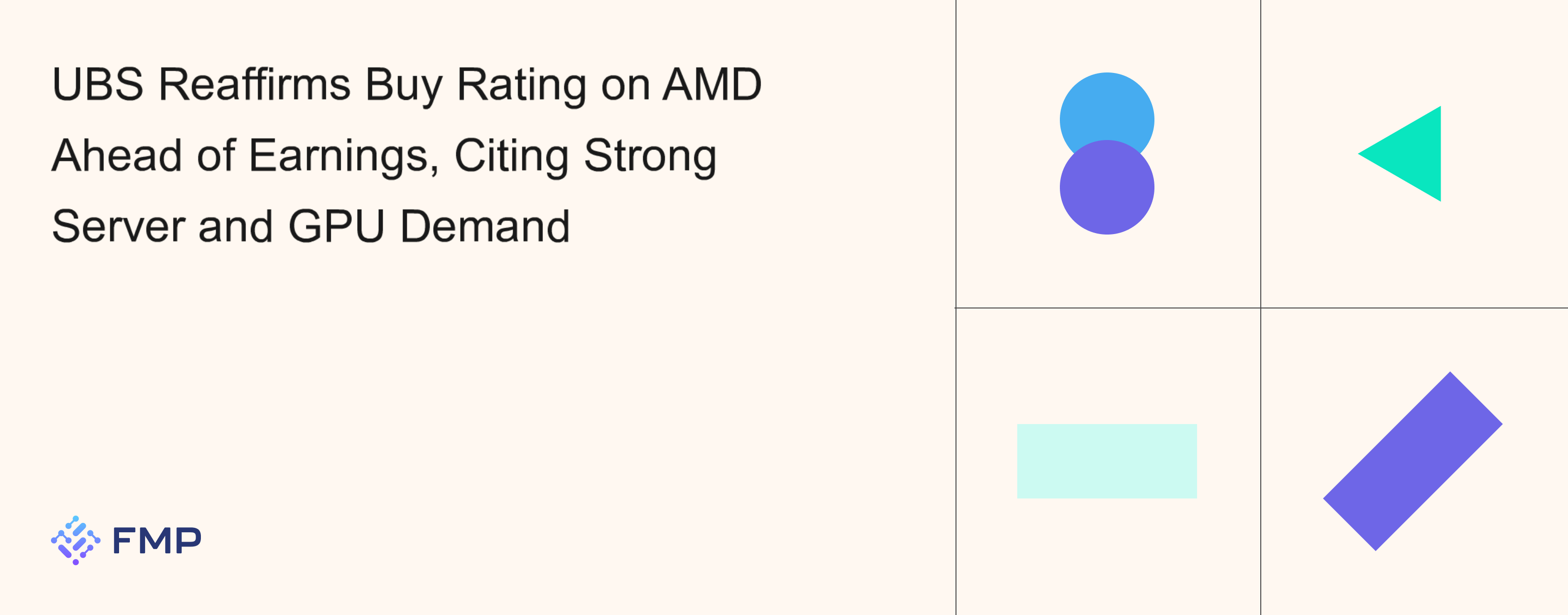 UBS Reaffirms Buy Rating on AMD Ahead of Earnings, Citing Strong Server and GPU Demand