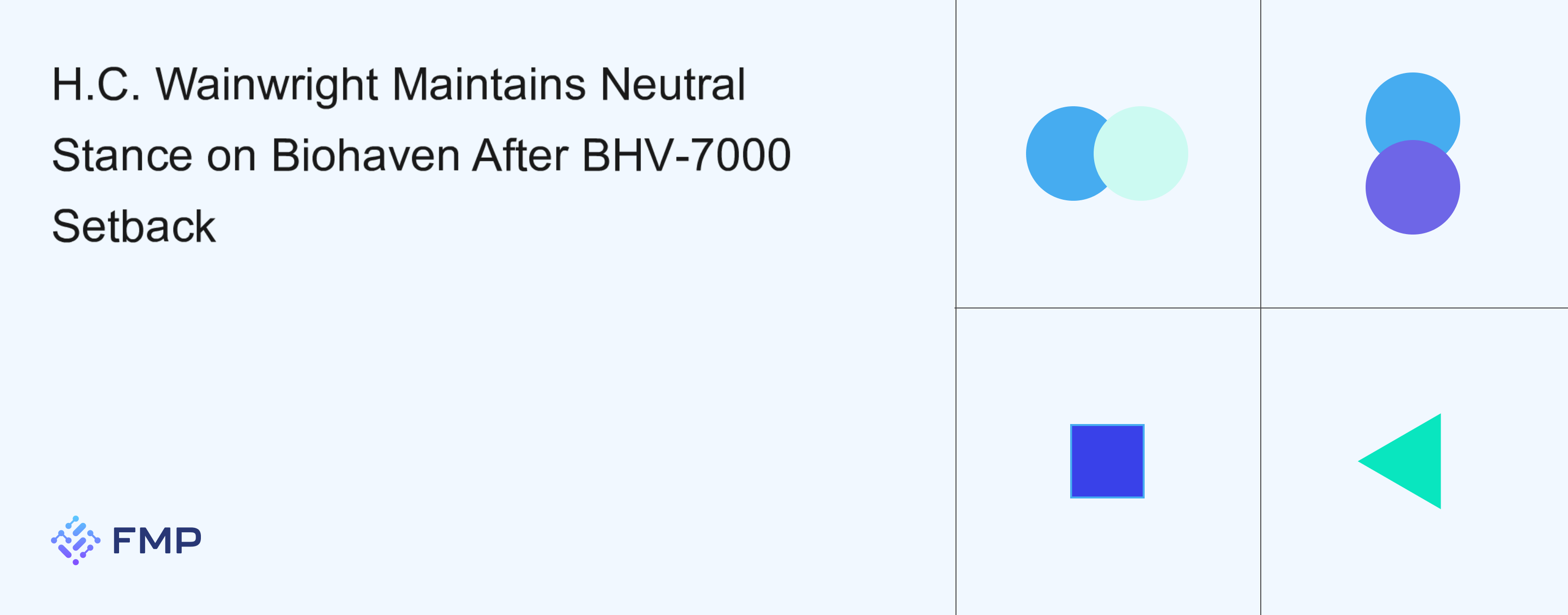 H.C. Wainwright Maintains Neutral Stance on Biohaven After BHV-7000 Setback