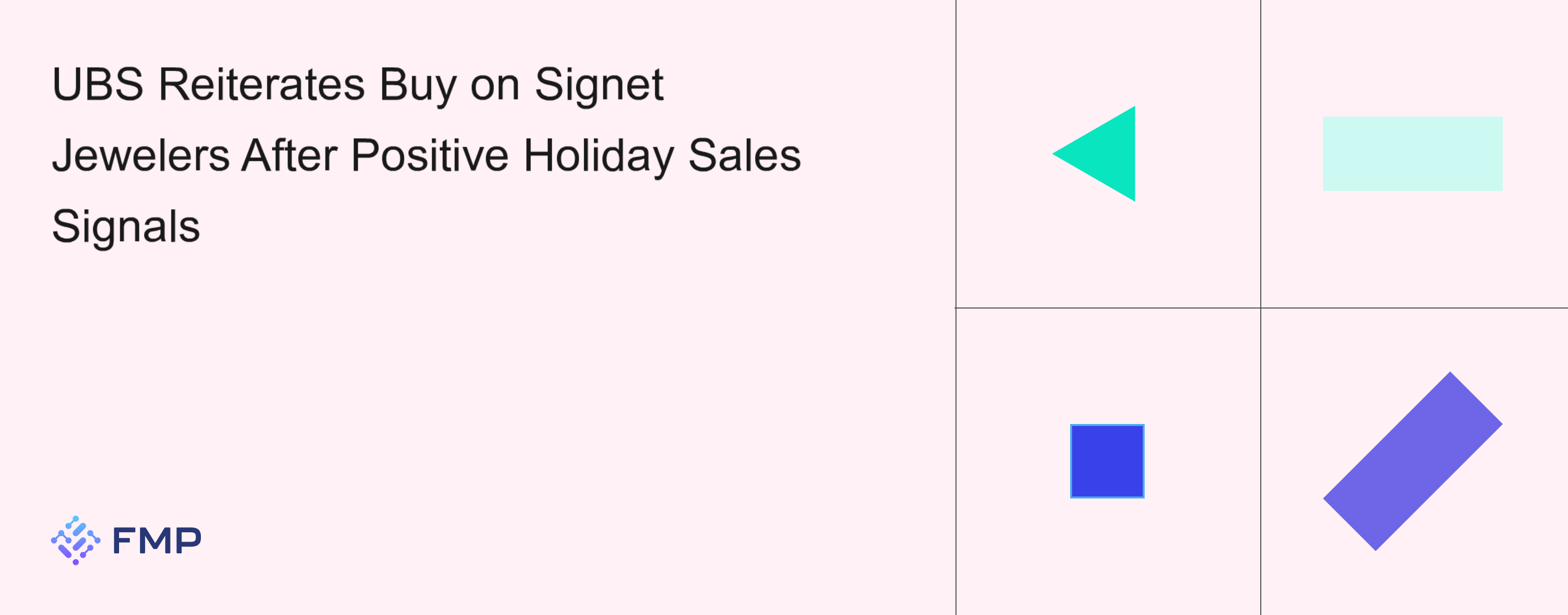 UBS Reiterates Buy on Signet Jewelers After Positive Holiday Sales Signals