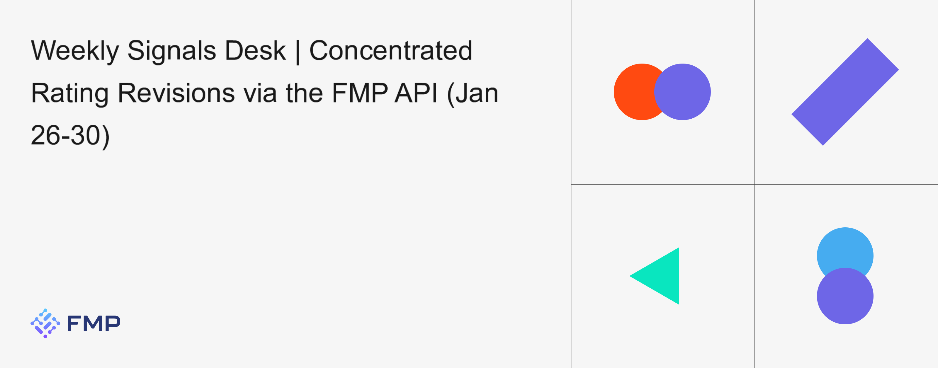 Weekly Rating Shifts Flagged by FMP API | FMP