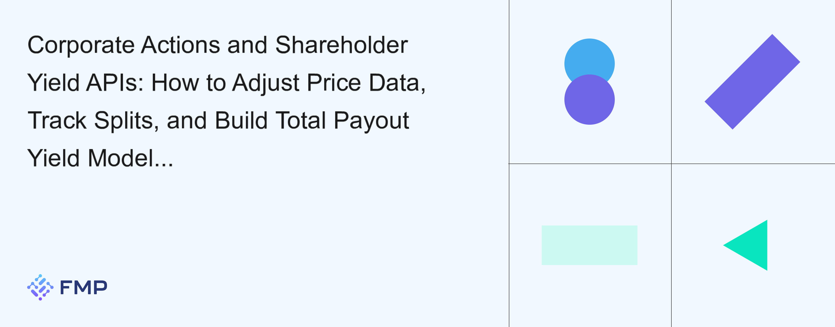 Corporate Actions and Shareholder Yield APIs | FMP