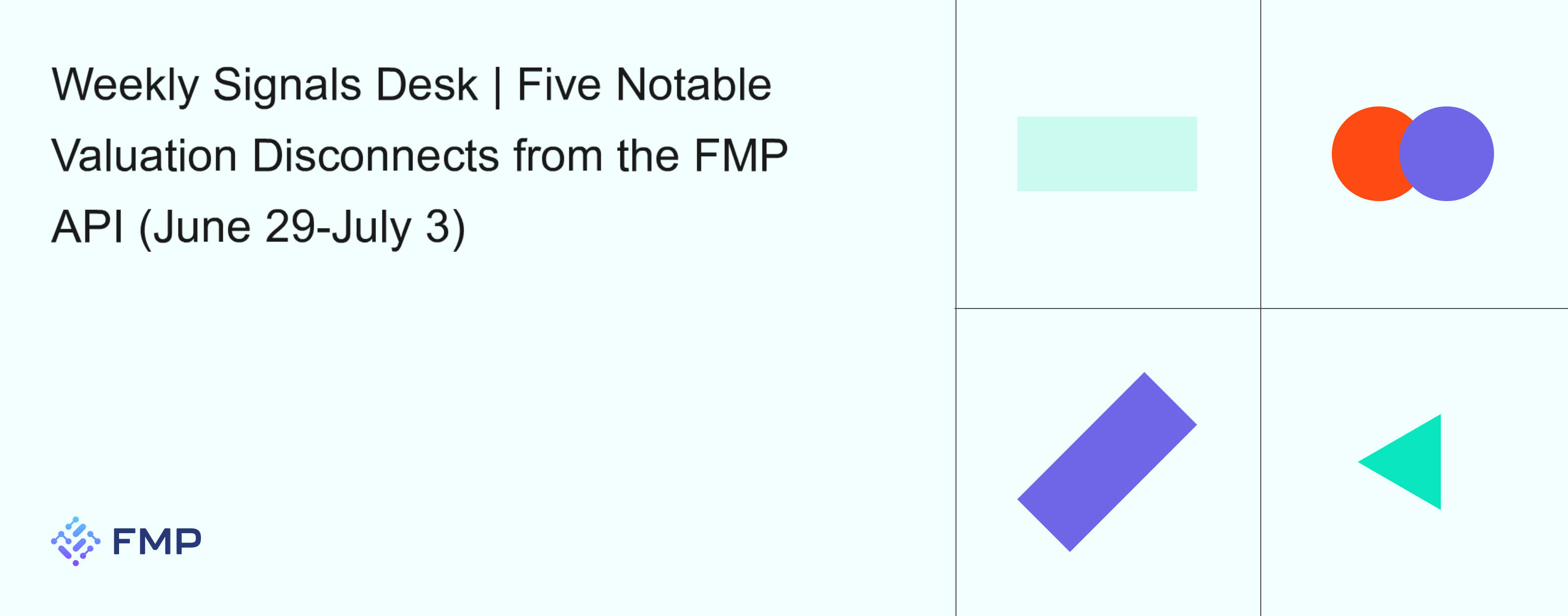 Fmp Api FMP API Finds 5 Major DCF Valuation Disconnects | FMP